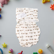 Soft Cotton Adjustable Baby Swaddle Wrap For Newborns (1 Pc) thumbnail 5