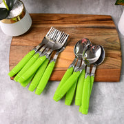 Supermom Premium Fancy Cutlery Set With Holder (24 Pc  Set) thumbnail 4
