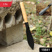 Heavy Duty Gardening Trowel With Wooden Handle (1 Pc) thumbnail 5