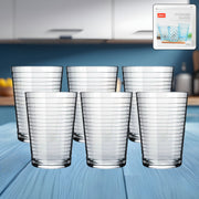Apex Pyramid Ringo Plastic Glass  300ml Approx  Durable Crystal-clear Tumbler thumbnail 1
