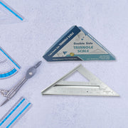 1559 Double Side Scale Triangle Measurement Hand Tool 45 Degree Triangle Ruler Home For Industry Aluminum Alloy Rafter Square 7-inch Length thumbnail 5