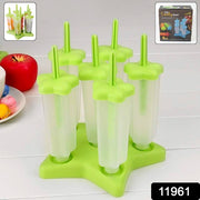 Plastic Ice Cream Molds With Lid (1 Set  6 Pc) thumbnail 4