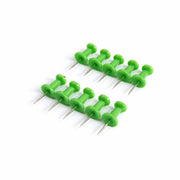 Green Plastic Push Pins Thumb Tacks For Notice Board (10 Pc) thumbnail 3