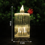 Premium Crystal Effect Led Flameless Candle Lights (8 Pc) thumbnail 3
