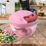 Apex Power-x Triple Stainless Steel Blades And Hand-pull Vegetable Chopper (500ml) thumbnail 1