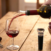 Premium Wine Poorer And Vacuum Bottle Stopper Set (2 Pc) thumbnail 2