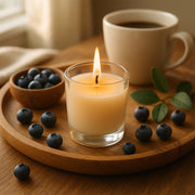 Inlief  Blueberry Soy-blend Votive Candle Glass  50 Gm (1 Pc) thumbnail 5