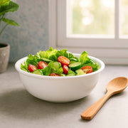 Plastic 6 Inch White Round Deep Serving Bowl (1 Pc) thumbnail 3