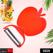 5929 Apple Shaped Folding Peeler Vegetable Peeler For Kitchen Home Fruit Peelers Great For Peeling Potato All Types Of Vegetable And Fruit thumbnail 5