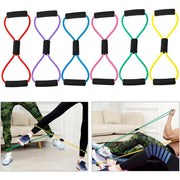 8471 Sport Resistance Loop Band Yoga Bands Rubber Exercise Fitness Training Gym Strength Resistance Band Exercise Equipment Bands For Working Out (1 Pc Mix Color) thumbnail 6