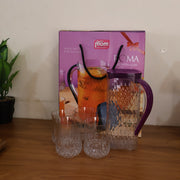 Supermom Roma Plastic Jug With Glasses Combo Set (5 Pc) thumbnail 2