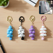Cute Cartoon Cloud Stack Keychain With Bell (1 Pc  Mix Color) thumbnail 1