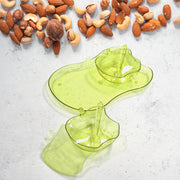 2969 Apple Shape 2piece Serving Set Of Bowl With Spoon  Tray. Dinnerware Serving Snacks  Pickle thumbnail 4