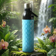 Plastic 1100 Ml Approx Diamond Texture Sports Water Bottle (1 Pc) thumbnail 2