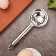 5898 Kitchen Tools Egg Yolk White Separator Stainless Steel Egg White Separator Tools Eggs Yolk Filter Gadgets Kitchen Gadgets Separating Funnel Spoon Egg Divider Tools thumbnail 1