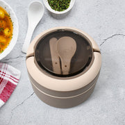 8716 Ganesh Cresta Food Insulated Airtight Leak-proof Lunch Box With Spoon For Office School Picnic (1pc) thumbnail 5