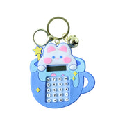 Cute Cartoon Bunny Calculator Keychain With Mini Digital Display (1 Pc) thumbnail 3