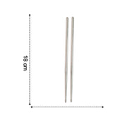 Premium Stainless Steel Reusable Chopsticks (2 Pc) thumbnail 6