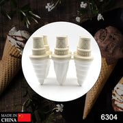 6304 6 Pc Ice Cream Mold Used For Making Ice-creams In All Kinds Of Places Including Restaurants And Ice-cream Parlours Etc. thumbnail 7