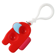 Pop-it Fidget Keychain Toy - (1 Pc  Mix Color) thumbnail 1