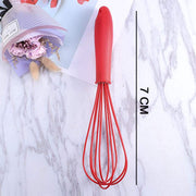 2930 Manual Whisk Mixer Silicone Whisk Cream Whisk Flour Mixer Rotary Egg Mixer Kitchen Baking Tool. thumbnail 3