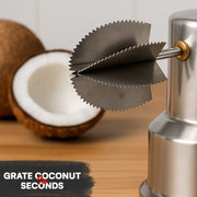 Supermom Stainless Steel Coconut Scraper With Vacuum Base (1 Pc) thumbnail 4