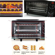 2788 3 In 1 Breakfast Maker Portable Toaster Oven Grill Pan  Coffee Maker Full Breakfast Ready At One Go thumbnail 4
