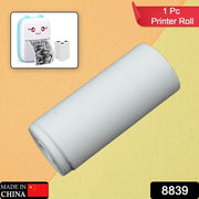 8839 Small Thermal Printer Paper Printing Paper Roll Aging Resistant Fast Color Rendering Portable Clear Printing For Travel (1 Pc  Printing Paper Roll ) thumbnail 5
