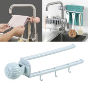 Multipurpose Sink Faucet Hanging Towel  Cleaning Tool Holder (1 Pc ) thumbnail 1