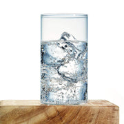 2343 Heavy Unbreakable Stylish Plastic Clear Look Fully Transparent Glasses Set 330ml (6pcs) thumbnail 5