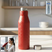 Stainless Steel Water Bottle Red Color (1000 Ml 1 Pc) thumbnail 1