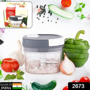 2673 Handy Chopper And Slicer Used Widely For Chopping And Slicing Of Fruits Vegetables Cheese Etc. Including All Kitchen Purposes thumbnail 6