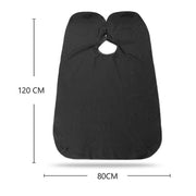 6027 Black Beard Apron Hair Clippings Catcher Grooming Bib thumbnail 2