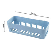 4029 Abs Plastic Shower Corner Caddy Basket Shelf Rack With Wall Mounted Suction Cup For Bathroom Kitchen thumbnail 3