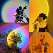 6423 4 Colors Sunset Lamp Sunset Projection Lamp Led Night Lights thumbnail 7