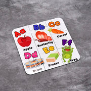 4052 Learning Abcd Jigasaw Toy Puzzle For Children (4 Puzzles Pack) thumbnail 4