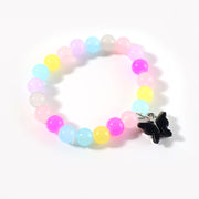 Premium Multicolor Pastel Bead Stretch Bracelet (1 Pc) thumbnail 3