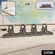Heavy Duty Metal Paper Clamp Clips (4 Pc) thumbnail 7