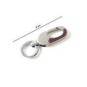 Premium Stainless Steel Carabiner Keychain With Secure Locking Clip 1 Pc thumbnail 4