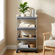 4-layer Rolling Storage Cart With Wheels Set thumbnail 4