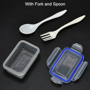 7070 Multipurpose Air Tight 4 Side Lock Food Grade Lunch Box With Small Square Container thumbnail 5