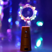 Wine Bottle Cork String Light  Multi Led  2m Cable Length Copper Wire Battery Operated (Multicolor Light  1 Pc) thumbnail 1