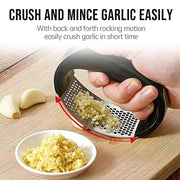Heavy-duty Garlic Press Tool With Spoon Set (2 Pc Set) thumbnail 2