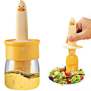 2 In 1 Oil Dispenser Bottle With Silicone Basting Brush (1 Set) thumbnail 1