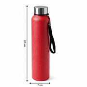 Red Alpha Pro Classic Stainless Steel Water Bottle 1000 Ml Red Color thumbnail 4