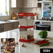 Manual Hexa-style Hand-operated Chilli Cutter (1 Pc) thumbnail 4
