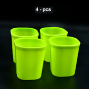 2426 Plastic Drinking Glass Set For Drinking Milk Water Juice (Pack Of 4) thumbnail 1