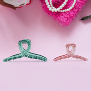 Hair Clutcher Clips (Mix Design Multicolor  12 Pc) thumbnail 4