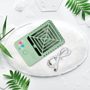 7608 Mini Desktop Fan Rechargeable Table Fan Handheld Fan Usb Fan Desk Fan Cooling Fan For Home  Office  Car  Multi Use Fan (Battery Not Include) thumbnail 5