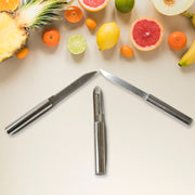 8243 Stainless Steel Multipurpose Sharp Cutting Knife With Non-slip Handle For Fruit Meat And Vegetable Chopping (Pack Of 3) thumbnail 2